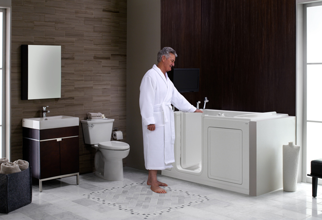 Bathtubs with discount seats for seniors